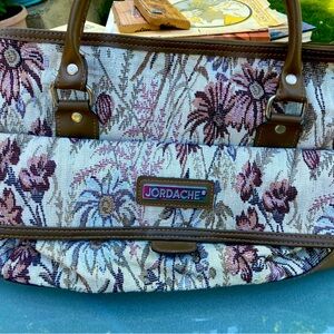 Vintage Jordache carpet bag (overnight bag)